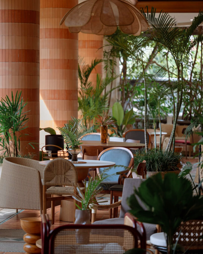 Our interior design's philosophy is to create a space that is one with nature